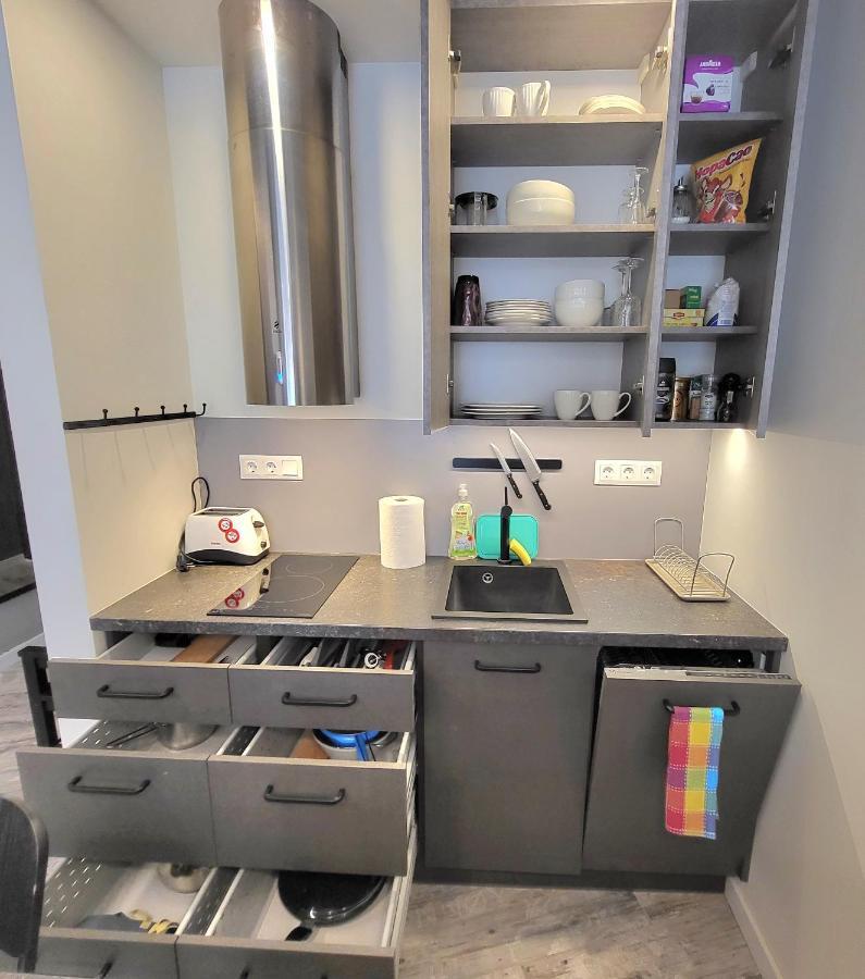 Happy Inn Laime Studio, Self Check-In-24-7, A-C, Parking-In-The-Underground-Garage VNO Exteriör bild